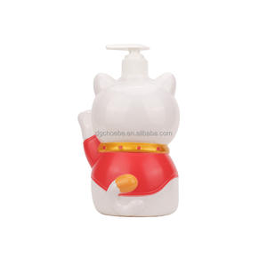 <span class=keywords><strong>Chat</strong></span> porte-bonheur personnalisé, dessin animé, bouteilles vides rechargeables de luxe en plastique pour lavage des mains, <span class=keywords><strong>savon</strong></span> liquide ABS avec distributeur - Product Image 3