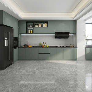 <span class=keywords><strong>Cucina</strong></span> Moderna Minimalista 2025 con Mobili Completi Personalizzati, Unità a L in Melamina con Lavello - Product Image 2