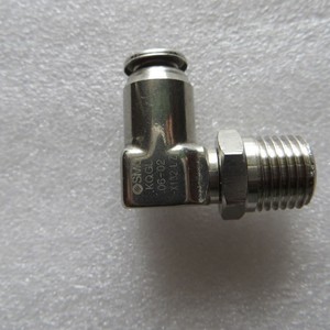 Raccord rapide en acier inoxydable Smc Kqgl06-02, fileté 1/4, pour tube de 6 mm, connecteur pneumatique pour air comprimé - Product Image 1
