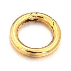 Fermoirs à ressort en acier inoxydable poli 316 pour la création de bijoux DIY, colliers, bracelets et attaches de sacs |   Anneaux de jonction ronds à clipser - Product Image 4