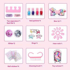 Kits <span class=keywords><strong>de</strong></span> nail art <span class=keywords><strong>para</strong></span> <span class=keywords><strong>niñas</strong></span>, juego <span class=keywords><strong>de</strong></span> esmalte <span class=keywords><strong>de</strong></span> <span class=keywords><strong>uñas</strong></span> con purpurina, no tóxico, 21 Uds. - Product Image 3