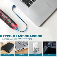 Stylo graveur rechargeable à trois vitesses avec pointe en acier tungstène, outil de polissage, de découpe, de perçage et de décodage, modèle 1 - Vente Flash