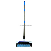Brosse de nettoyage de tapis et de sols télescopique en plastique de qualité industrielle, à deux types de poils, fabrication directe usine, OEM