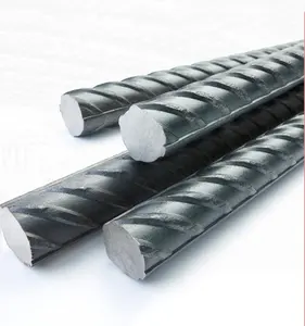 जस्ती rebar HRB400 HRB500 भूकंपी rebar स्टील विकृत सलाखों के लिए 6 - 12m लंबाई rebar मजबूत ठोस लोहे