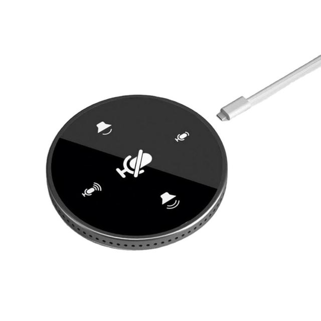 Factory Wholesale Electret Condenser Mini Cardioid Desktop Conference Mic BYD USB Noise Cancelling LED Lights Microphone Game