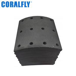 Plaquettes de frein semi-métalliques 19939 WVA19939 3095179 2709765 2709426 3095169 2708361 3093259 pour camions VOLVO - Product Image 3