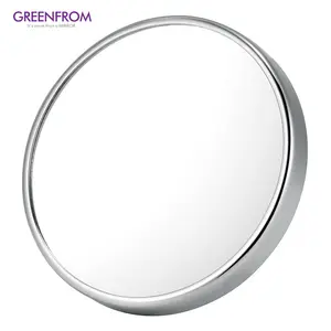 High-Definition Mirror Suction Cup 6 Inch Round 5X Magnification Bathroom Beauty Makeup Mirror