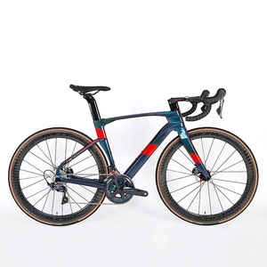 Vélo de course sur route en fibre de carbone à 22 vitesses, avec freins à disque hydrauliques intégrés et entièrement dissimulés, modèle Ome-xindiannnao - Product Image 3
