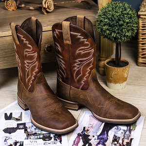 <span class=keywords><strong>Bottes</strong></span> de cowboy pour hommes très vendues, fabrication sur mesure, <span class=keywords><strong>cuir</strong></span> de vachette de haute qualité, <span class=keywords><strong>bottes</strong></span> de cowboy western, nouveau style, chaussures pour hommes - Product Image 5