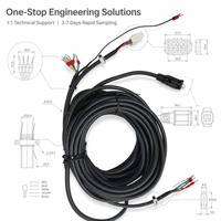 Kabel Daya AC USB-C 3.1 Tahan Air IP67 dengan Jack DC, Konduktor Tembaga Murni, Isolasi Nilon & Karet