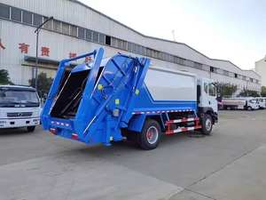 Camion à ordures à compression Dongfeng, nouveau camion compacteur <span class=keywords><strong>de</strong></span> déchets à chargement arrière, véhicule <span class=keywords><strong>de</strong></span> collecte <span class=keywords><strong>de</strong></span> déchets compressés - Product Image 6
