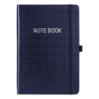 Cahier A5/B5 personnalisé de haute qualité 100 feuilles bureau d'affaires doublé PU sangle élastique porte-stylo personnalisé imprimé couverture rigide