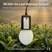 Capteur d'eau de surface compact pour feuilles avec protection IP65 et sortie RS485 pour l'agriculture intelligente IoT