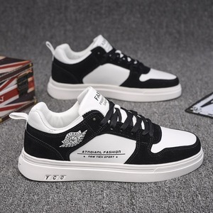 Nuevas Zapatillas Deportivas de Plataforma de Microfibra Blancas para Hombre, Estilo Casual, Transpirables, con Cordones, Tendencia de Moda para Todas las Temporadas - Product Image 4
