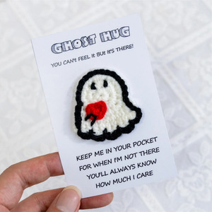 Cartes de vœux créatives en crochet faites à la main, thèmes grenouille et cœur, finies pour mariage, anniversaire, Noël, Saint-Valentin - Product Image 3