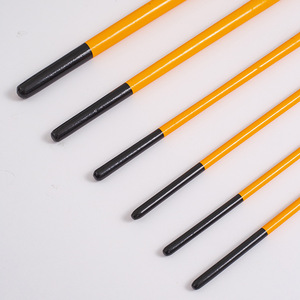 Set di Pennelli per Pittura a Olio con Setole di Lupo per Studenti, Pennelli per Gouache, Acrilico e Acquerello, Punta Rotonda, Manico in Legno, Pennelli per Pittura Artistica - Product Image 4