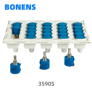 Potenciômetro 3590S-2-103L <span class=keywords><strong>5K</strong></span> 10K da Fio-Ferida da Multi-Volta da Precisão com 10 curvas e resistência ajustável - Product Image 3
