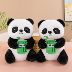 Simpatico Orsacchiotto di Peluche con Barba da 20 CM, Piccolo Chef, Giocattoli per Bambini, Peluche di Panda, Coniglio, Volpe, Regalo per Ragazze - Product Image 2