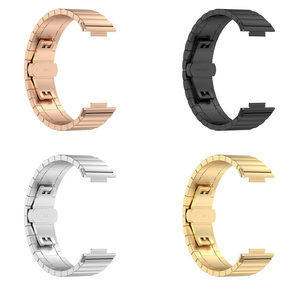 Correa <span class=keywords><strong>de</strong></span> Metal <span class=keywords><strong>de</strong></span> Acero Inoxidable para Reloj Huawei Watch Fit 3, Pulseras y Correas para Huawei Watch Fit 4 3 2 1 - Product Image 2