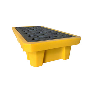 พาเลทพลาสติก HDPE แบบ 4 ทิศทาง รับน้ำหนักได้ 2.0 ตัน สำหรับถังเคมี ป้องกันการรั่วไหล - Product Image 4