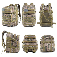 Vente en gros de sacs à dos de randonnée et de gym personnalisés sac à dos de chasse mochilas taticas 41L molle sac à dos tactique