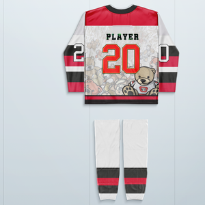 Jersey hoki Roller produksi dipercepat pakaian rol kaus hoki Inline pemuda untuk pria - Product Image 5