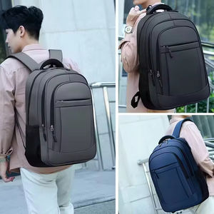 Vente en gros Sacs pour ordinateur portable pour étudiants d'université Sac à dos Oxford étanche Durable antivol Fermeture à glissière Sac de voyage d'affaires - Product Image 6