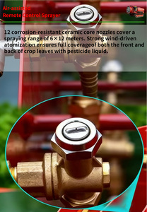 Pulverizador Agrícola Robótico de Alta Resistencia con Control Remoto, Máquina Automática de Pulverización de Pesticidas Accionada por Aire - Product Image 6