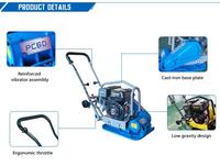 Nouveau modèle Machine de compactage vibrante à essence à haut rendement pour routes Mini compacteur à plaque de terre pour sable moulu