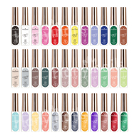 Hanyinails Liner 12 pièces Base + 8 pièces Automne + 8 pièces Pastel + 8 pièces Platine 36 Couleurs Gel UV pour Nail Art