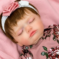 Boneka Bayi Reborn Realistis 18 Inci 45cm Y-Z030, Vinyl Lembut, Dilukis Tangan, Anggota Badan Dapat Digerakkan, Bayi Perempuan Baru Lahir, Hadiah Botol, Koleksi Dewasa