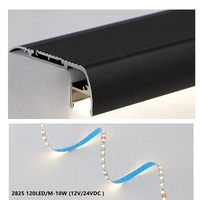 Bande lumineuse LED pour escalier 12W par mètre 24V RGB Détection de présence humaine Taille personnalisée pour villa Salon Escalier Lumière