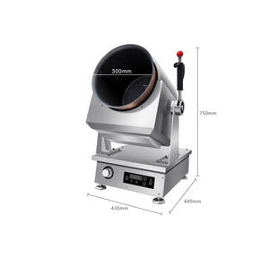 Máquina Wok robótica automática de 300MM para cocina comercial 110V para pollo frito, arroz, huevo, salteado, equipo de restaurante - Product Image 2