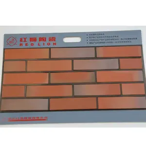 Panneau <span class=keywords><strong>de</strong></span> carrelage mural en briques <span class=keywords><strong>de</strong></span> <span class=keywords><strong>parement</strong></span> en terre cuite rouge léger décoratif <span class=keywords><strong>de</strong></span> construction réfractaire usagé pour les matériaux <span class=keywords><strong>de</strong></span> construction - Product Image 5