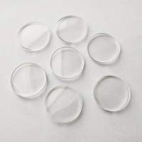 Disques ronds en acrylique transparent sur mesure Kuliwei, entretoises plates en plastique transparent