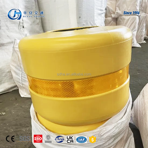 Anti-collisione prova rotante barriera di sicurezza del rullo di sicurezza per curvatura stradale barriere di traffico in plastica - Product Image 6