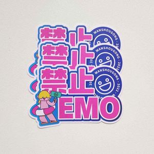 Pegatinas de Vinilo Autoadhesivas, Impresas, Resistentes al Agua, con Diseños de Dibujos Animados, Personalizadas con Logotipo - Product Image 1
