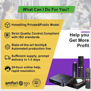 Topleo TV BOX ANDROID TV ET abonnement điều khiển từ xa 4k thông minh miễn phí certificado chứng nhận OEM Android TV Box - Product Image 6