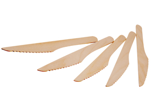 Lot de Couverts Jetables en Bois de Bouleau – Ensemble Individuel Cuillère Fourchette Couteau – Vaisselle en Bois Biodégradable et Compostable – OEM - Product Image 6