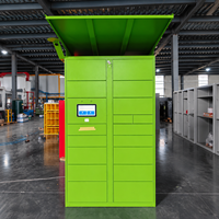 Système de casier à colis automatisé, casier de livraison intelligent avec auvent extérieur
