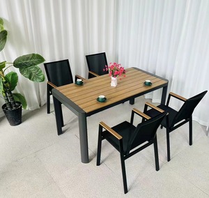 [MOJIA] Ensemble de meubles d'extérieur en bois plastique couleur teck de qualité supérieure, vente en direct sur <span class=keywords><strong>TikTok</strong></span>, best-seller, fournisseur Amazon Top 10, prix bas - Product Image 3