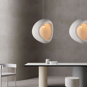 Lustre de restaurant minimaliste nordique, luminaire de chambre à coucher de style japonais pour maison d'hôtes, créatif, 3000K CCT moyen - Product Image 2