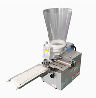 FCJ Petites machines de fabrication pour petites entreprises, machine automatique à raviolis motorisée, capacité de 20 pièces/minute, pour raviolis en boule