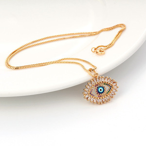 Collar de la joyería del diablo ojo Colgante Cruz-frontera <span class=keywords><strong>para</strong></span> amazon collar de joyas de <span class=keywords><strong>mujer</strong></span> - Product Image 2