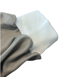 Combinaison d'atelier de peinture en polyester réutilisable avec évent arrière respirant et genouillères combinaison de peinture lavable gris - Product Image 5