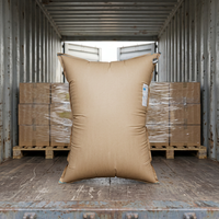 Kantong Dunnage Kertas Kraft Kantong Dunnage Tiup untuk Perlindungan Kargo Kontainer Dapat Didaur Ulang 2.6 psi