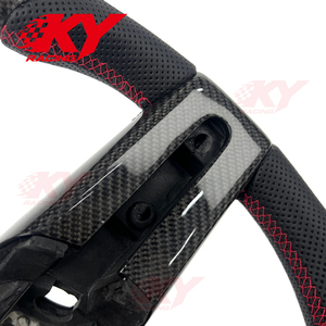Accessoires intérieurs de voiture, volant en fibre de carbone de course pour Ford Mustang GT V6 Shelby Cobra Bullitt 2004-2010 - Product Image 3