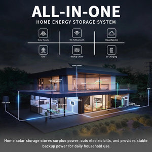Sistema de Energía Solar Híbrido de 21 kWh con Batería Completa, Montaje en Balcón de 20 kW, Sistema de Energía Fuera de la Red de 10 kW, Sistema Solar Doméstico de 5 kVA - Product Image 2