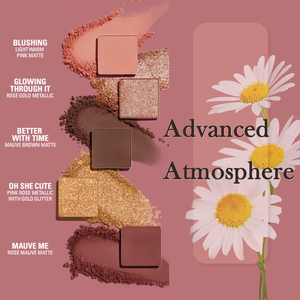 Paleta de sombras de ojos de lujo de 9 colores personalizada al por mayor, pigmento en polvo resistente al agua duradero, purpurina con acabado brillante para maquillaje de ojos - Product Image 4