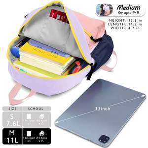 Mochila Escolar Reflectante Mini para Preescolar, Jardín de Infancia, Niños Pequeños y Primaria - Mochila Diaria Segura para Niños - Product Image 6